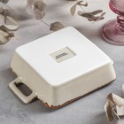 Блюдо керамическое для запекания «Сапфир», 18,5×14×4,5 см, цвет бежевый - фото 25743710