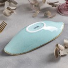 Салатник керамический «Сапфир», 24×9,5×5,5 см, цвет голубой - Фото 3