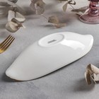 Салатник «Сапфир», 24×9,5×5,5 см, цвет серо-зелёный - Фото 3