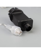 Фигура светодиодная "Радостный снеговик" 90х65 см, 100 LED, 31V, БЕЛЫЙ - фото 809333897