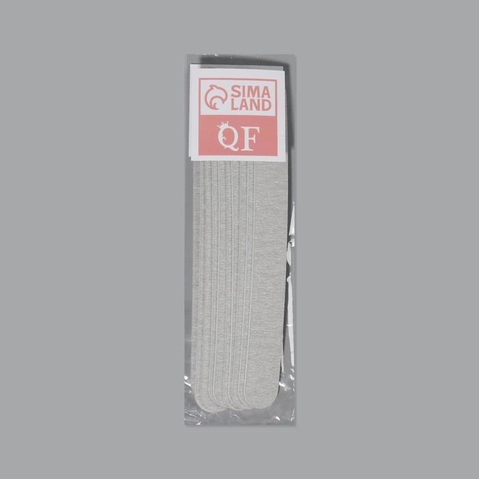 Сменный файл для пилки, на вспененной основе, абразивность 240, 18 см, фасовка 10 шт, цвет серый - фото 1898521046