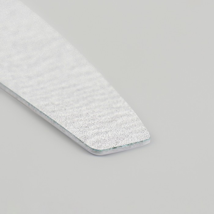 Сменный файл для пилки, на вспененной основе, абразивность 100, 18 см, фасовка 10 шт, цвет серый - фото 1898521053