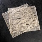 Подпергамент, пищевой "Рукопись", в листах, 0,38 х 0,42 м - Фото 2
