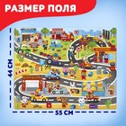 Напольный пазл «Гонки на виражах», 20 крупных деталей - Фото 2