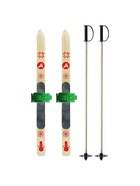 Лыжный комплект Baby, 70 см с креплениями и палками длиной 70 см, цвет МИКС - Фото 13