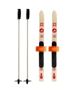 Лыжный комплект Baby, 70 см с креплениями и палками длиной 70 см, цвет МИКС - Фото 6