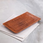 Блюдо для подачи "Суши", красная глина, 26.5х16.5х2 см - Фото 1