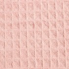 Набор для бани и ванной Этель «Вафля» полотенце 70×140 см+чалма 21×25 см, цв.розовый - Фото 5
