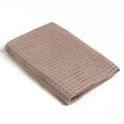Набор для бани и ванной Этель «Вафля» полотенце 70*140 см+чалма 21*25 см, цв.коричневый - фото 61014525
