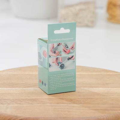 Точилка для ножей Доляна «Слоник», 5×2 см, пластик, зелёная