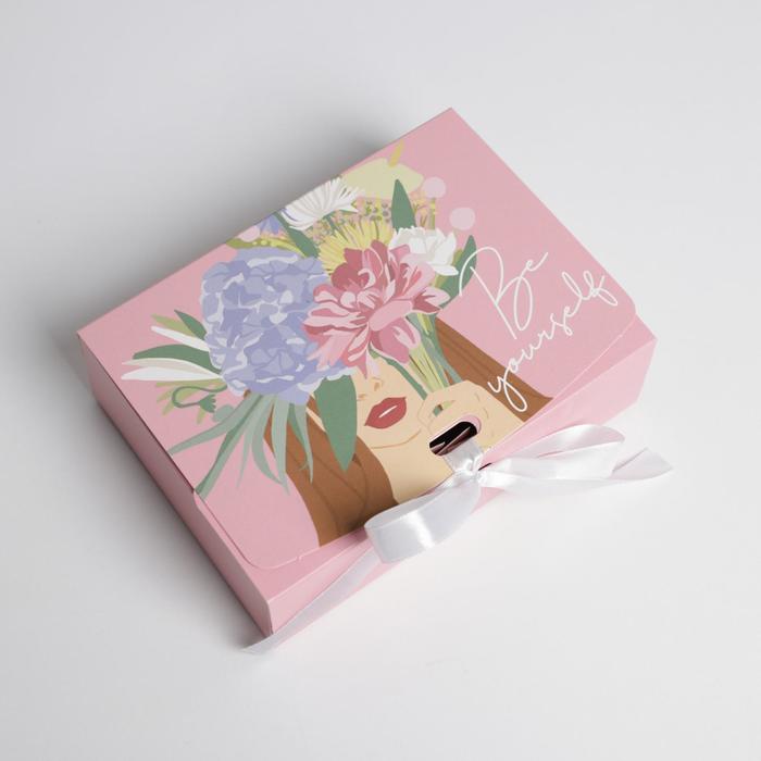 Коробка подарочная складная двухсторонняя, упаковка, «Girl», 16,5 х 12,5 х 5 см - фото 1927774144