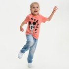 Футболка детская "Sshhhh" Микки Маус, рост 98-104 - фото 809219607