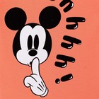 Футболка детская "Sshhhh" Микки Маус, рост 98-104 - фото 809219611