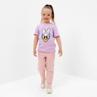Футболка детская "Daisy" Disney, рост 122-128, лиловый - Фото 2