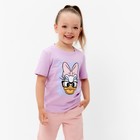 Футболка детская "Daisy" Disney, рост 134-140, лиловый - Фото 5