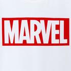Футболка MARVEL, рост 110-116 см, белая 7151420 - фото 16340197