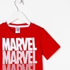 Футболка MARVEL, рост 134-140, красный - Фото 3
