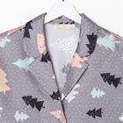 Пижама (рубашка, шорты) женская KAFTAN "Елки", размер 44-46 7406201