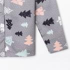 Пижама (рубашка, шорты) женская KAFTAN "Елки", размер 44-46 7406201