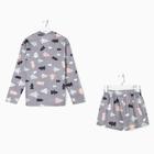 Пижама (рубашка, шорты) женская KAFTAN "Елки", размер 44-46 7406201