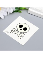 Переводная тату на тело фосфорная «Страшилки», 6×6 см, МИКС - фото 43716160