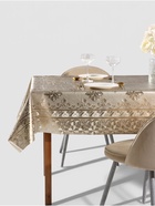 Клеёнка на стол «Торжество», на тканевой основе, рулон 20 метров, ширина 137 см, толщина 0.25 мм, цвет золотой - Фото 2