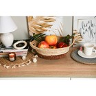 Корзина для хранения плетёная ручной работы Доляна «Тэри», с ручками, 46×26×13 см, коричневая - Фото 7