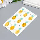 Татуировка на тело цветная "Ананасики" 12х7,5 см - Фото 2