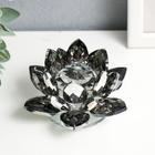Фигурка стекло «Чёрный лотос», 10×10 см - Фото 1