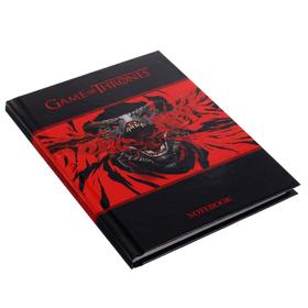 

Бизнес-блокнот А6, 64 листа в клетку/линейку "Игра престолов", твёрдая обложка, глянцевая ламинация