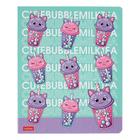 Тетрадь 48 листов, в клетку, "Котоеда", обложка мелованный картон, блок офсет, МИКС - фото 21391707