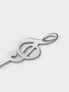 Ложка десертная из нержавеющей стали Magistro «Нота», длина 15.5 см, серебристая - Фото 4