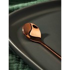 Десертная ложка Magistro «Нота», длина 15.5 см, нержавеющая сталь, цвет бронзовый - Фото 2