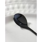 Ложка десертная из нержавеющей стали Magistro «Нота», длина 15 см, цвет чёрный - Фото 2