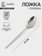 Ложка столовая Magistro «Блинк», длина 22 см, нержавеющая сталь, серебристая - Фото 1