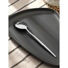 Ложка столовая Magistro «Блинк», длина 22 см, нержавеющая сталь, серебристая - Фото 4