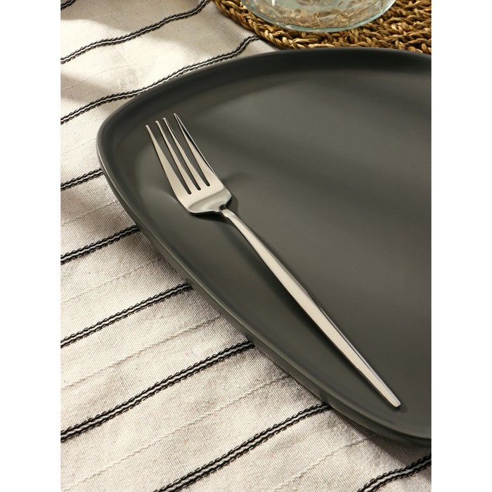 Вилка столовая из нержавеющей стали Magistro «Блинк», 21,5×3 см, на подвесе, цвет серебряный - Фото 1