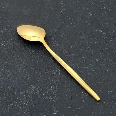 Ложка чайная Magistro «Блинк», длина 14.5 см, нержавеющая сталь, золотистая