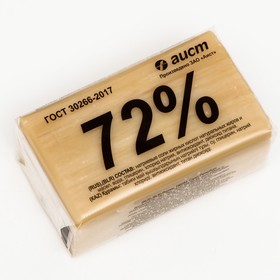Мыло хозяйственное "Аист" в упаковке 72% , 200 г