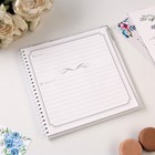 Книга пожеланий на пружине, 21.7×21 см «Белая с блестками» - Фото 3