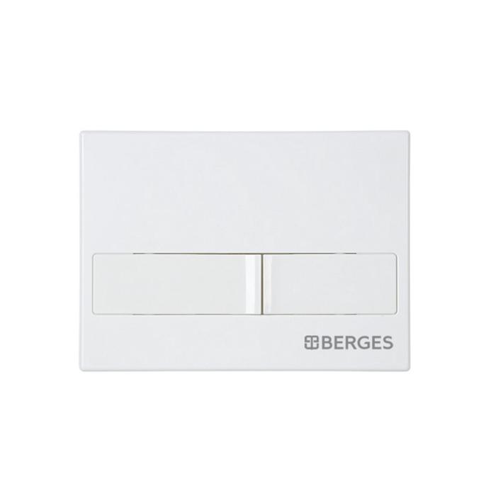 Кнопка управления BERGES NOVUM L1, для скрытых систем инсталляции, белый