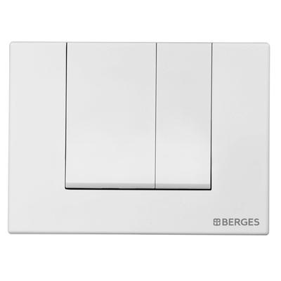 Кнопка управления BERGES NOVUM S4, для скрытых систем инсталляции, белый