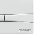 Кнопка управления BERGES NOVUM F1, для скрытых систем инсталляции, белый - Фото 3