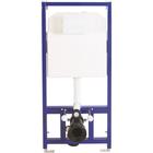 Инсталляция для унитаза BERGES NOVUM L2, с клавишей, матовый хром - Фото 2