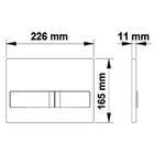 Инсталляция для унитаза BERGES NOVUM L2, с клавишей, матовый хром - Фото 5