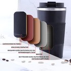 Термокружка Мастер К Original, 500 мл, сохраняет тепло 10 ч, нержавеющая сталь, чёрная - Фото 6