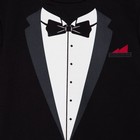 Футболка детская KAFTAN «Джентельмен», размер 28 (86-92 см), чёрная 7096094