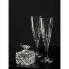 Набор бокалов для шампанского Dover, 190 мл, хрусталь, 2 шт - Фото 3