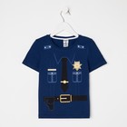 Футболка детская KAFTAN "Шериф" р.36 (134-140), синий - фото 26406111