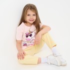 Футболка детская KAFTAN «Единорог», размер 28 (86-92 см), розовая - фото 46296716